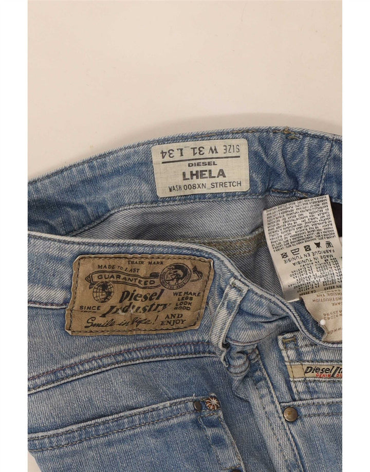 Diesel Damskie Lhela Slim Jeans W31 L34 Niebieskie bawełniane