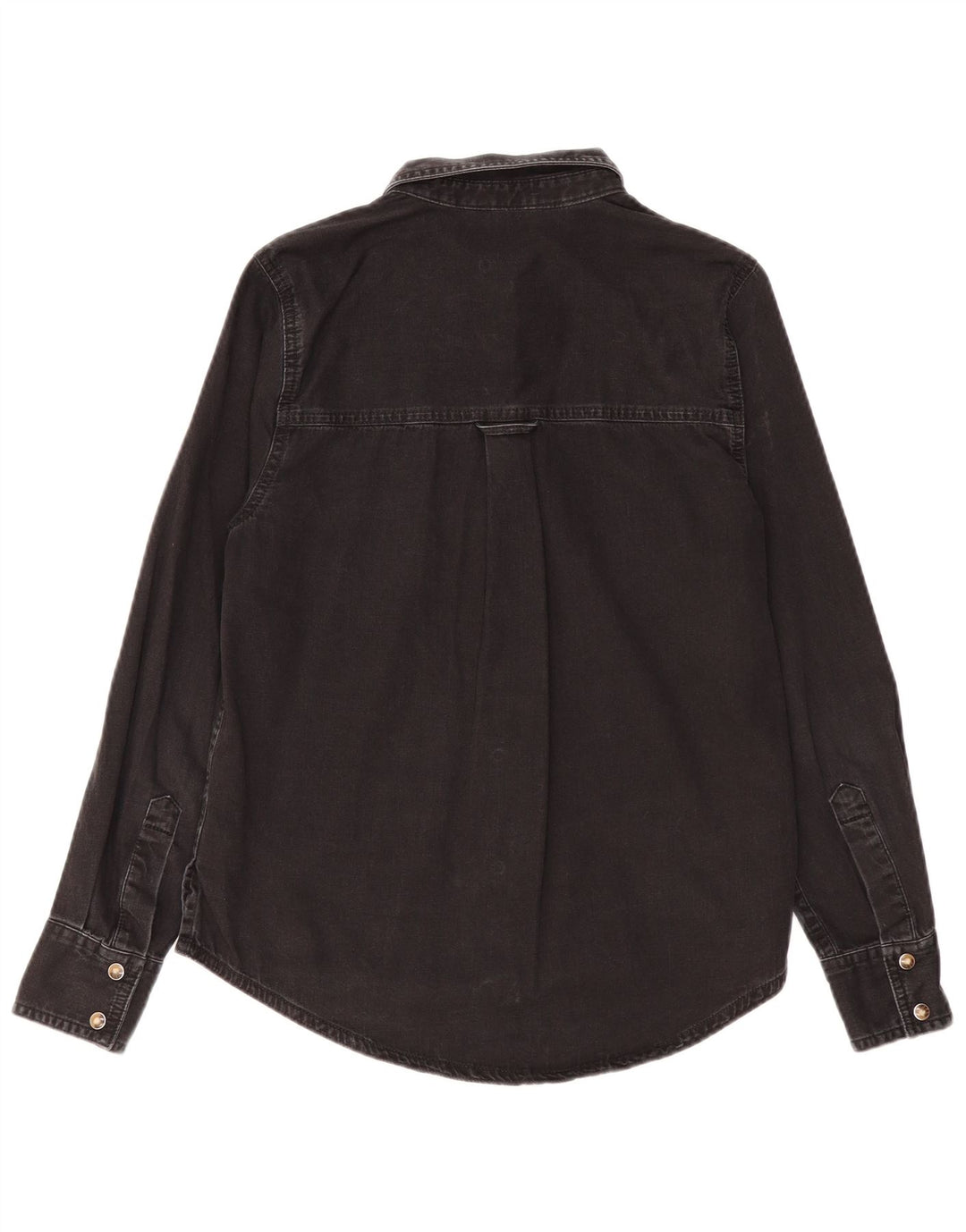 MARKS & SPENCER Damska koszula dżinsowa UK 8, mała, czarna, bawełniana