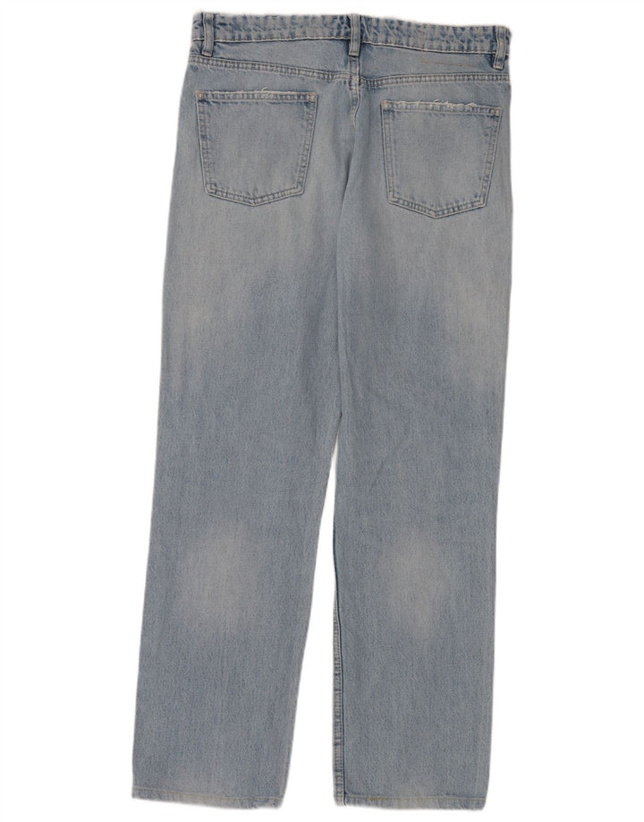 Damskie proste dżinsy Zara EU 40 Medium W30 L30 Niebieskie