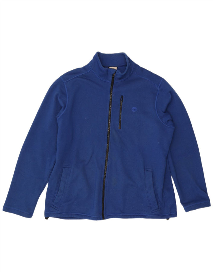 Męska kurtka dresowa TIMBERLAND XL, niebieski poliester