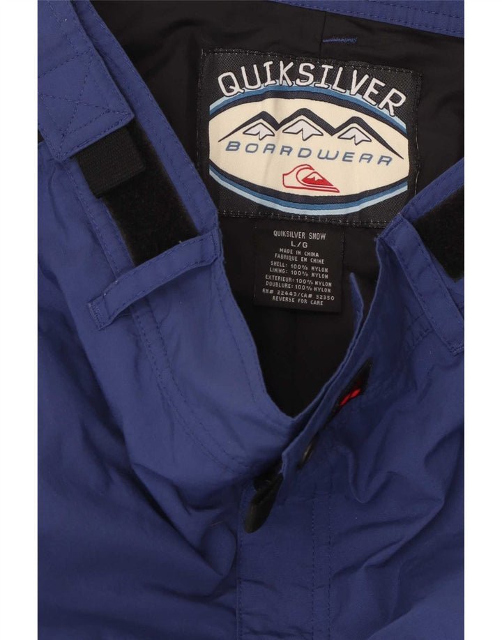 Męskie spodnie narciarskie Quiksilver, duże, niebieskie, nylonowe