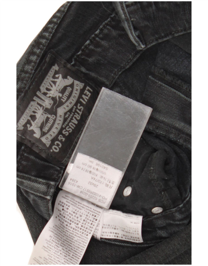Męskie spodenki jeansowe Levi's W29 Small, czarne, bawełniane