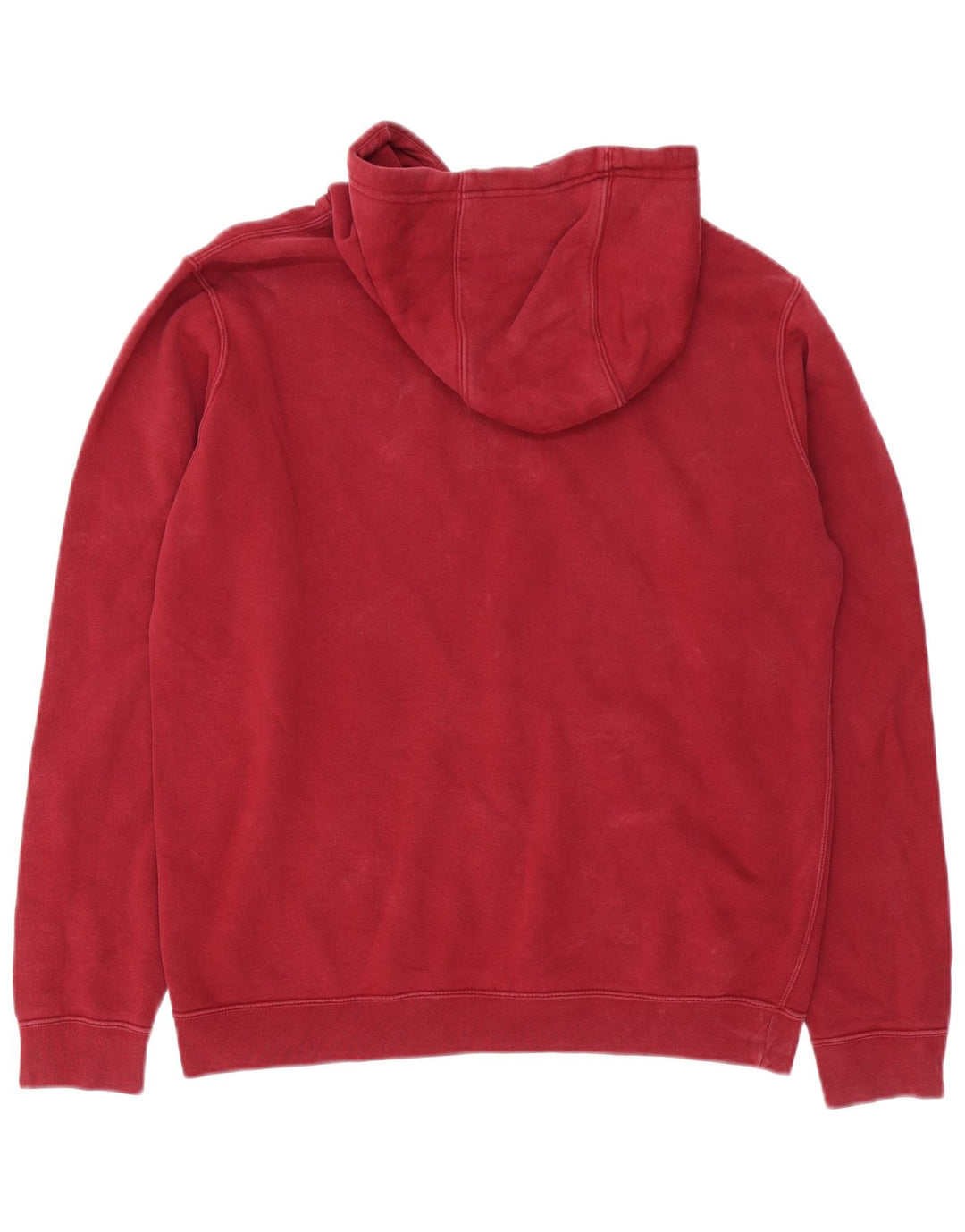 Męski sweter z kapturem Nike, średni bordowy, bawełniany