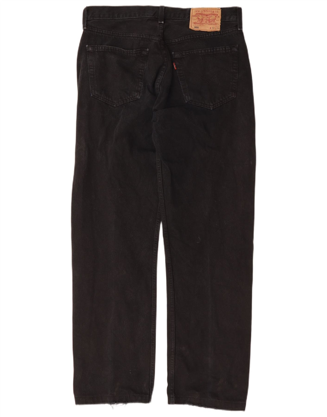 Levi's Womens 501 W32 L29 Czarna bawełna