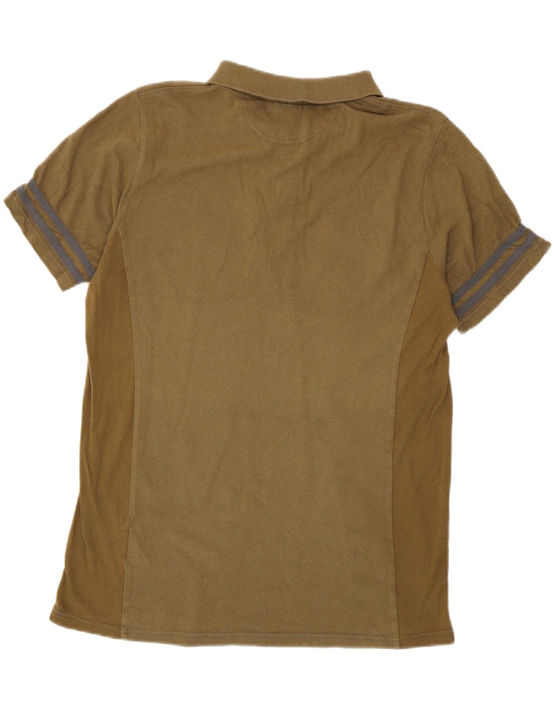 ASICS Mens Polo Shirt XL Khaki Cotton