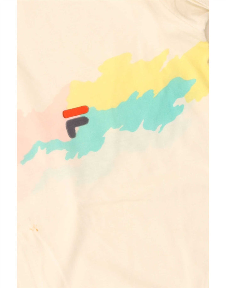 Męska koszulka polo Fila IT 54 XL White Tie Dye