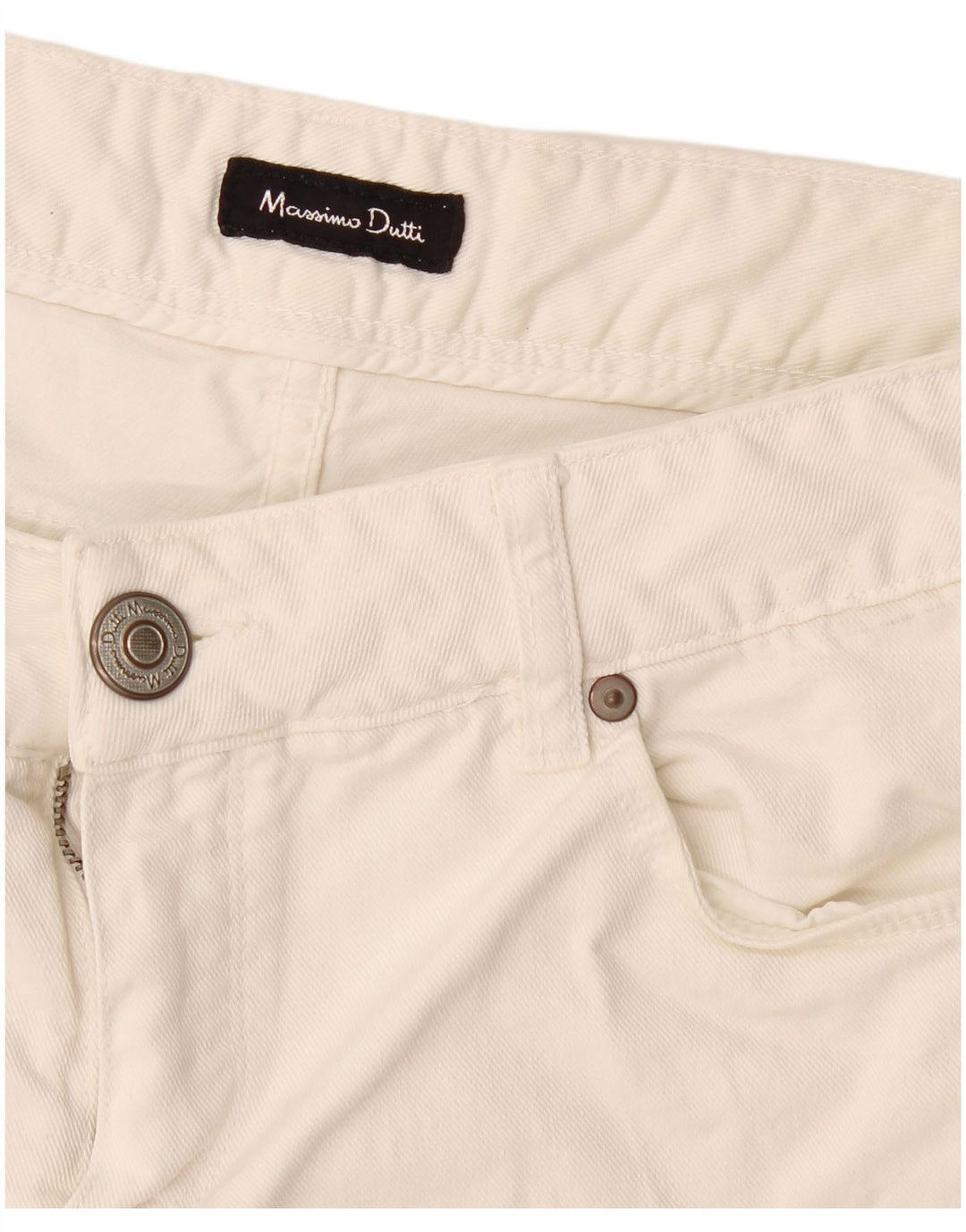 Jeansy damskie Massimo Dutti W28 L27 białe