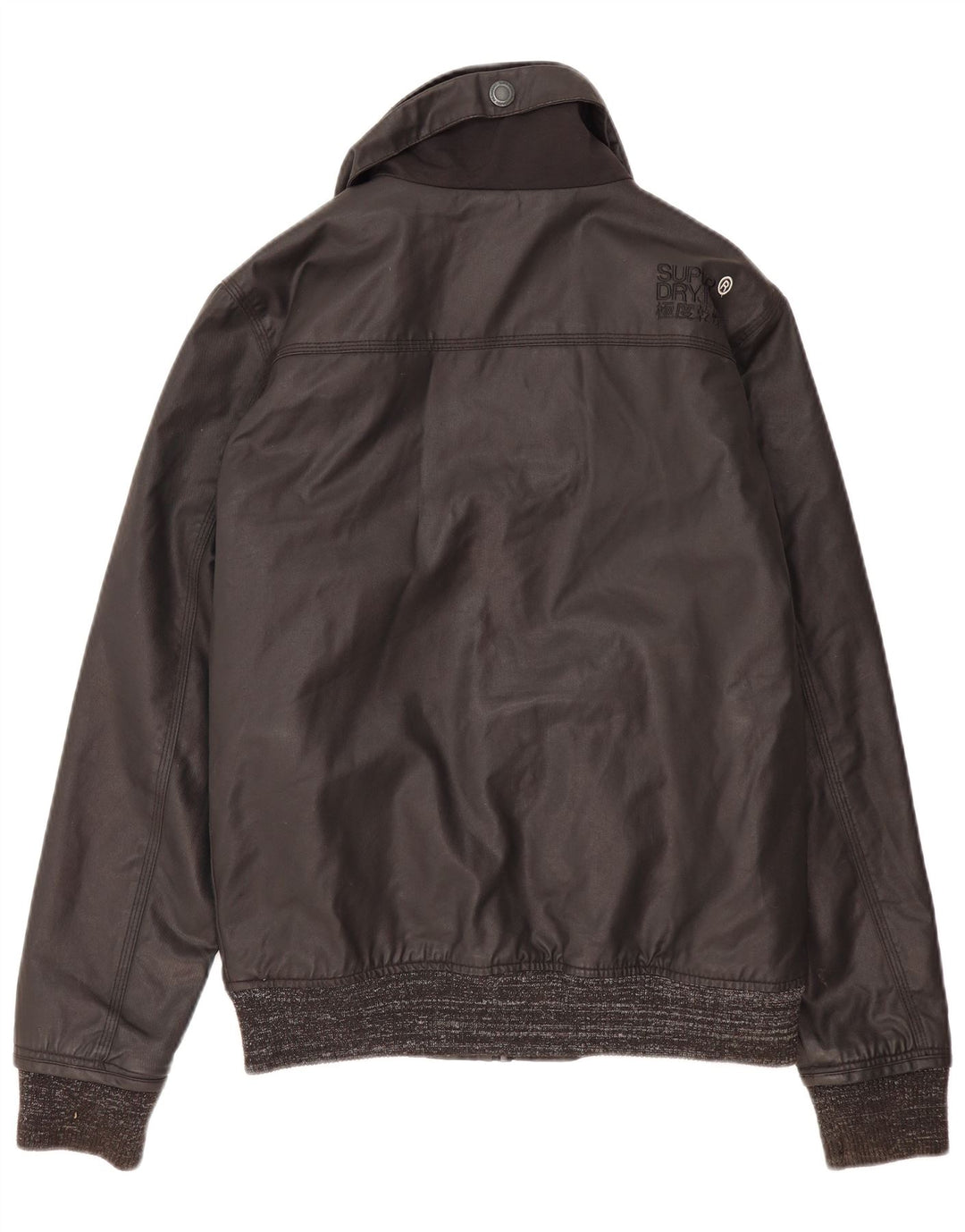 Męska kurtka wiatrówka Bomber Superdry UK 38 Średni czarny nylon