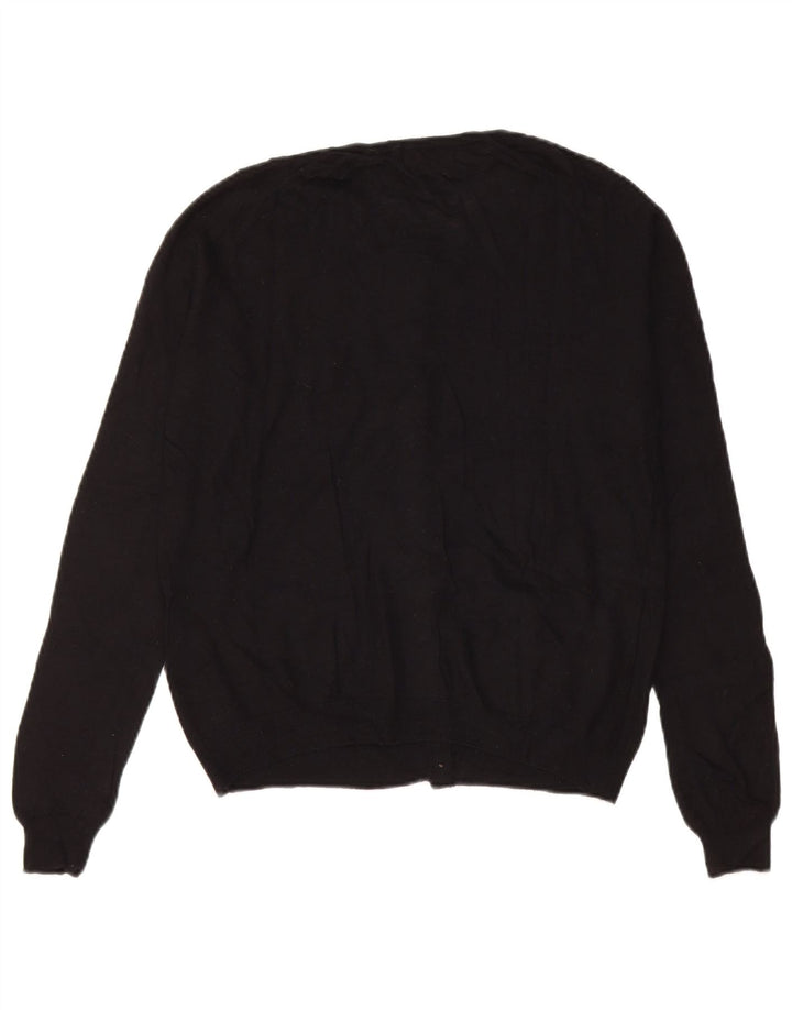 Sweter damski Zara UK 14, średni czarny nylon