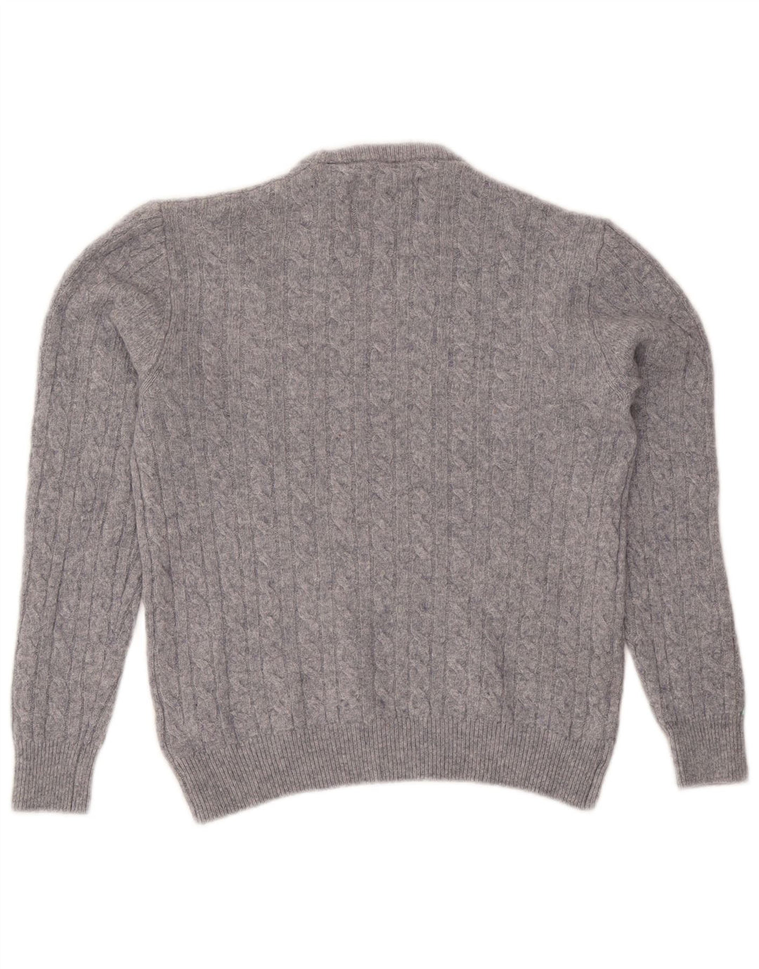 Sweter damski Jack Wills z okrągłym dekoltem UK 14, średnioszary, wełniany w cętki