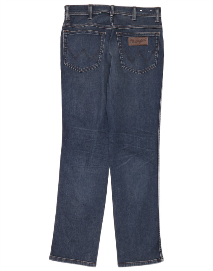 Męskie jeansy Wrangler Texas Slim W30 L30 Granatowe, bawełniane