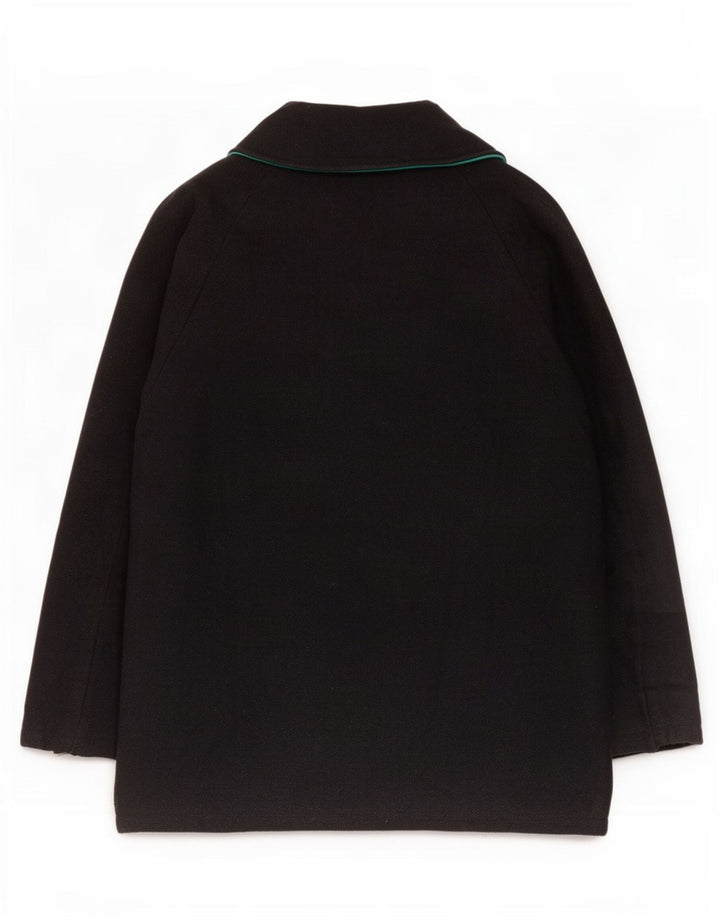 Płaszcz męski w stylu vintage IT 54 2XL Czarna wełna