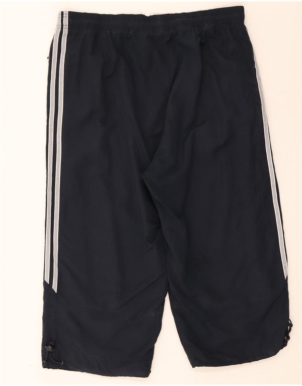 Męskie spodnie dresowe Adidas Capri, duże, granatowe, z poliestru