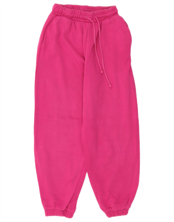 Damskie spodnie dresowe Zara Joggers UK 10 Small Pink Polyester