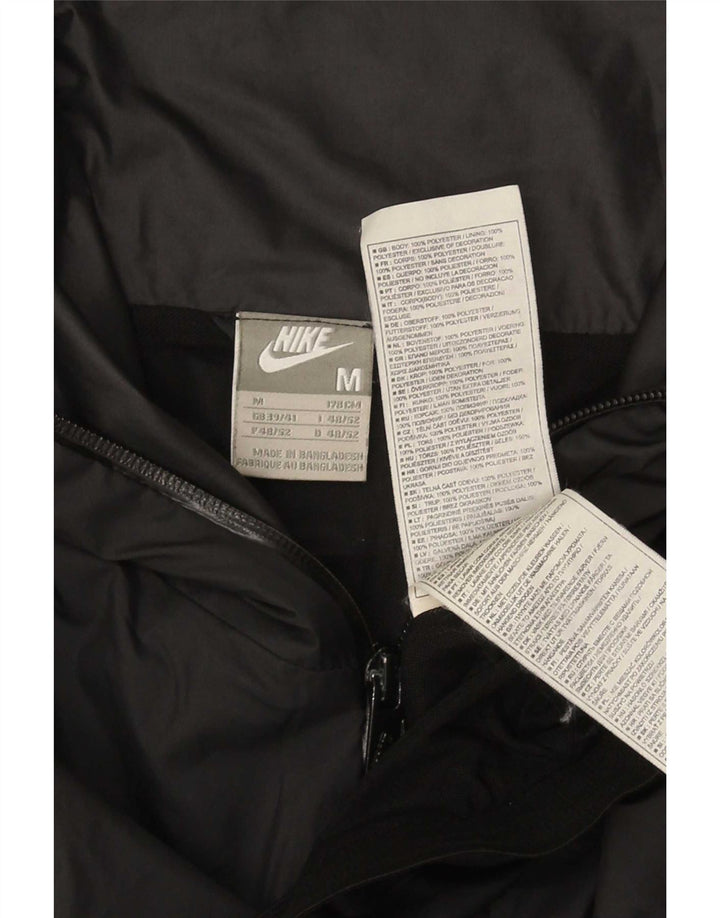 Męska kurtka dresowa Nike UK 39/41, średni czarny poliester