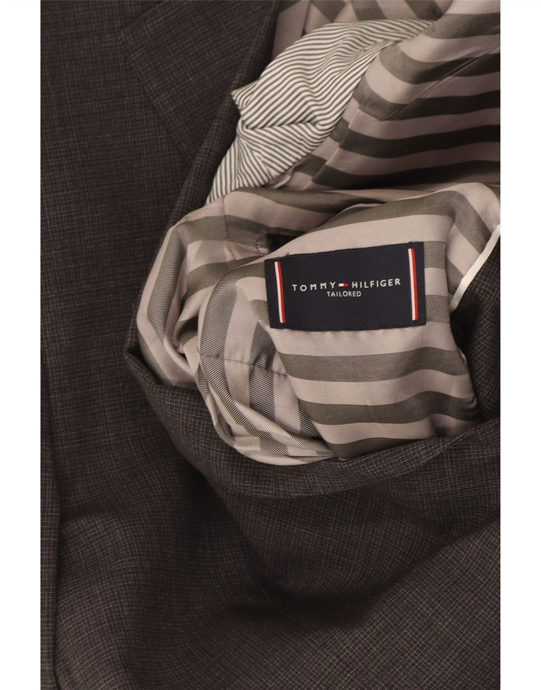 Męska marynarka zapinana na 2 guziki Tommy Hilfiger IT 48 Średnia szara wełna