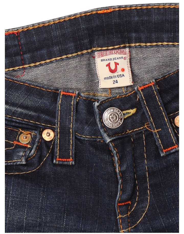 Damskie jeansy True Religion Bootcut W24 L33 Niebieskie bawełniane