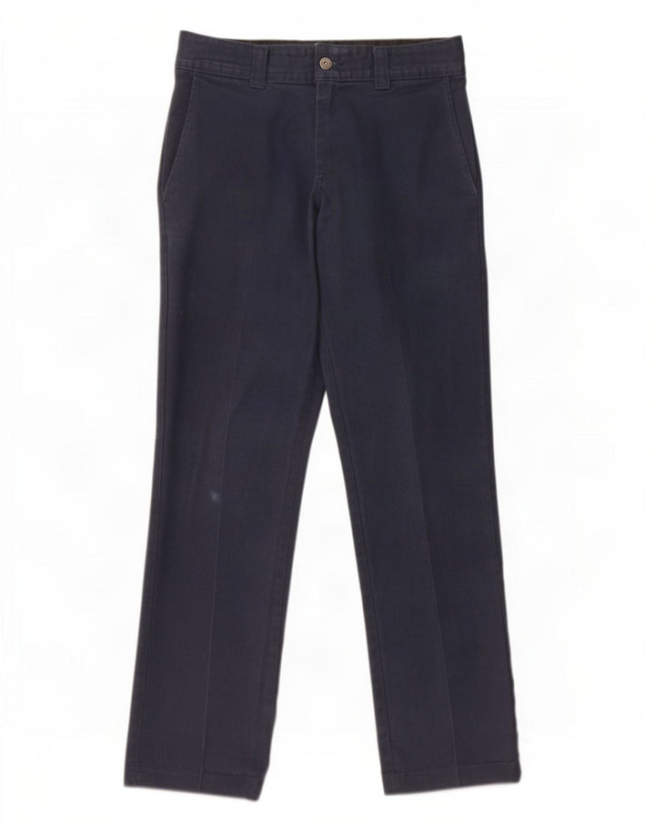 Męskie proste spodnie chino Dickies W30 L32 granatowy poliester