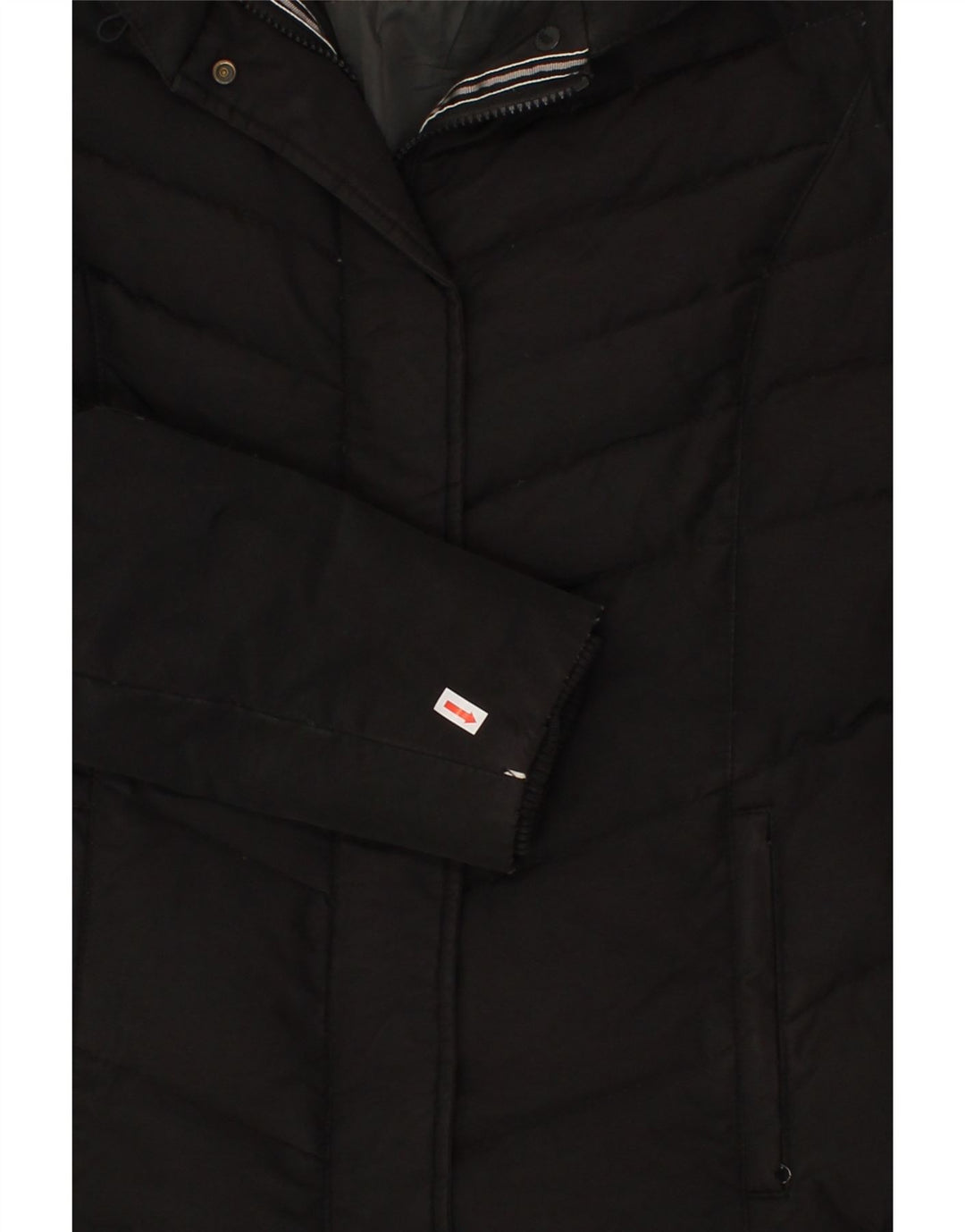 WOOLRICH Womens Padded Coat UK 6 XS Black Cotton Vintage Woolrich and Second-Hand Woolrich from Messina Hembry 