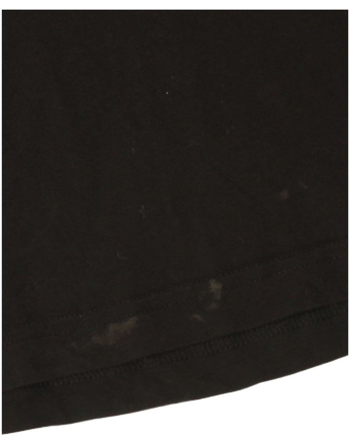 Męski T-shirt z grafiką Puma, mały, czarny, bawełniany