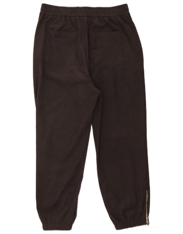 Damskie spodnie dresowe Zara Joggers UK 16, duże, szare, poliestrowe
