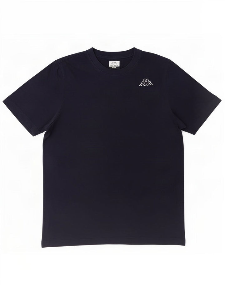 Męski T-shirt z grafiką Kappa, mały, granatowy