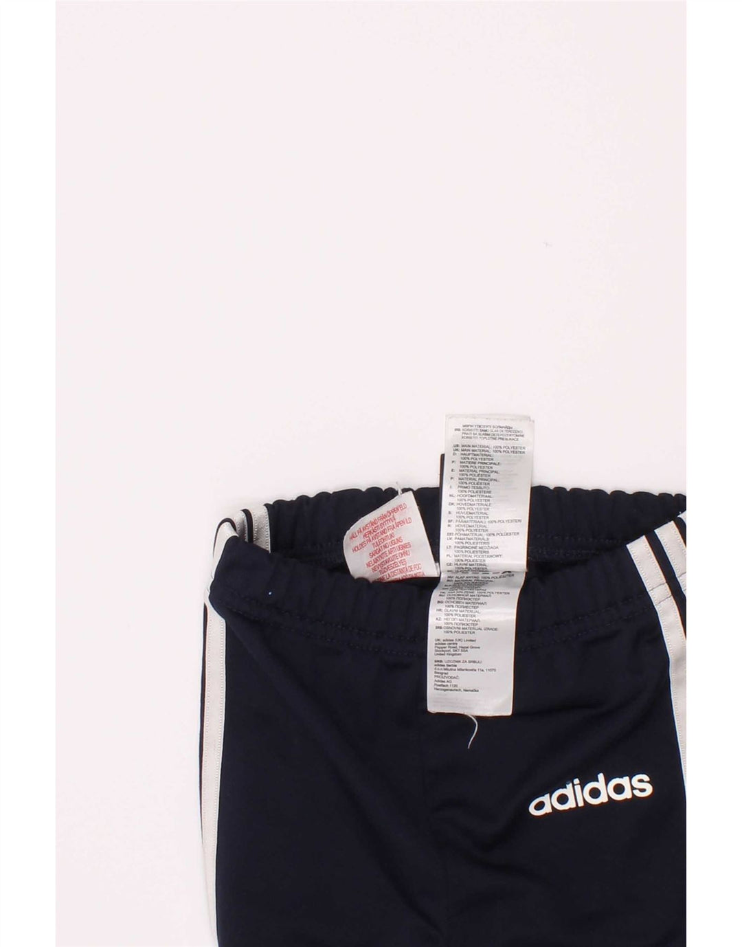 Adidas Chłopięce Spodnie Dresowe Joggery 2-3 Lat Granatowe Poliester