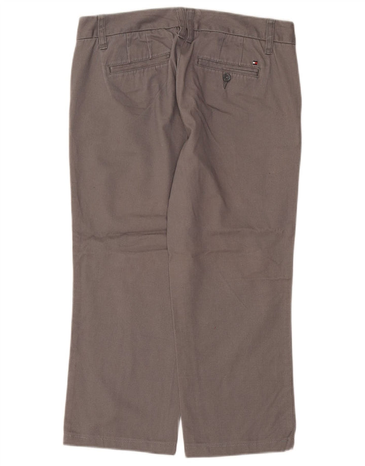 Spodnie damskie TOMMY HILFIGER o prostym kroju US 4 Small W25 L22 szare