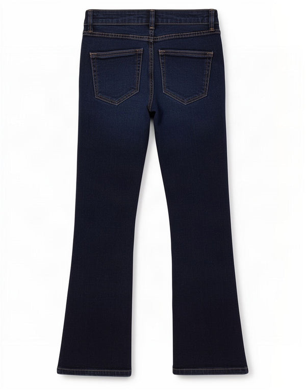 Jeansy damskie Bootcut Zara EU 34 2XS W24 L26 Granatowe, bawełniane