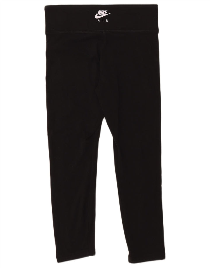 Damskie legginsy Nike Graphic Crop UK 14, średnia czarna bawełna