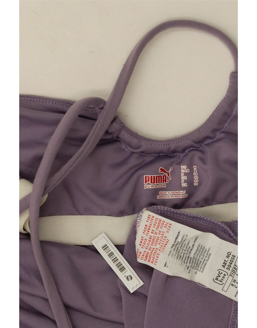 Damski top Puma Halter UK 12 Średni Fioletowy Poliamid