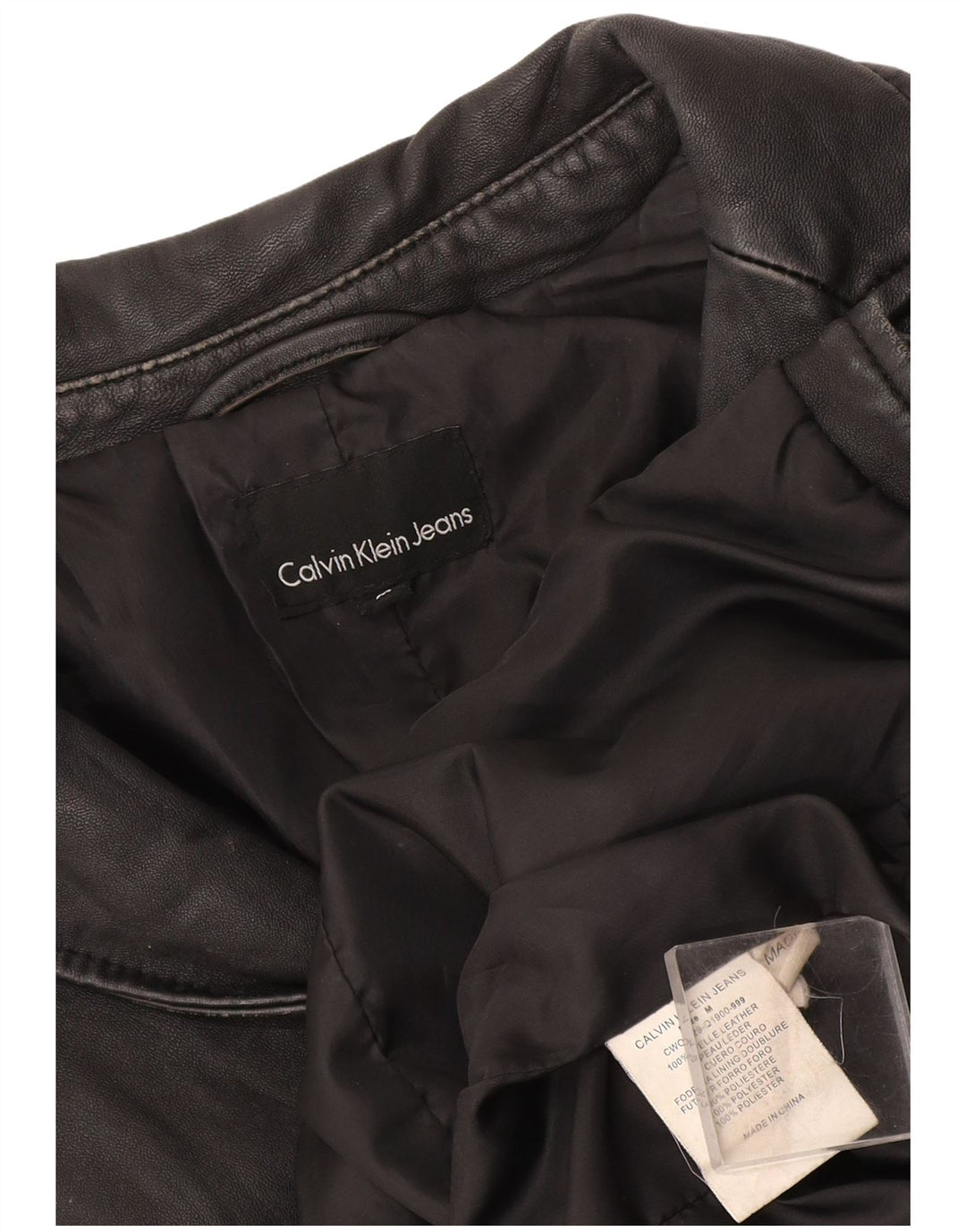 Damska marynarka Calvin Klein zapinana na 1 guzik UK 12, średnia czarna klasyczna