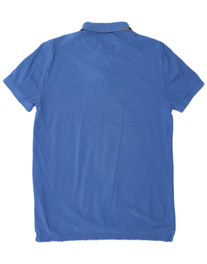 Męska koszulka polo MASSIMO DUTTI w kolorze średnioniebieskim
