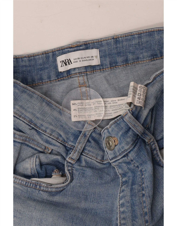 Dżinsy damskie Zara EU 38 Small W28 L28 Niebieskie bawełniane
