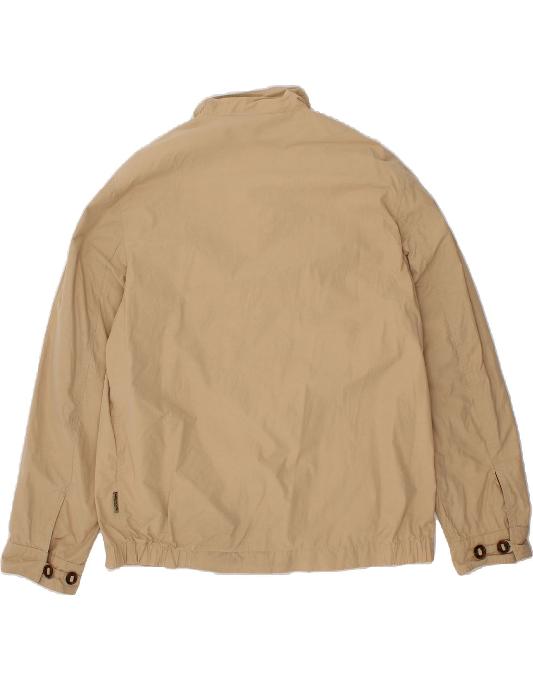 MARINA YACHTING Mens Bomber Jacket IT 50 Large Beige Cotton Vintage Marina Yachting and Second-Hand Marina Yachting from Messina Hembry 