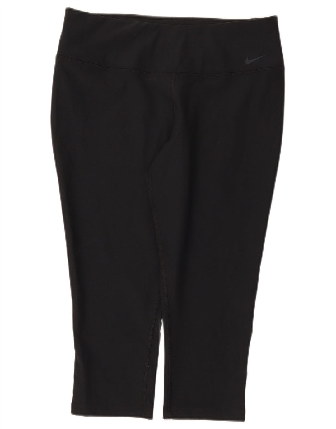 Damskie legginsy Nike Dri Fit Capri UK 14, duże, czarne, poliestrowe