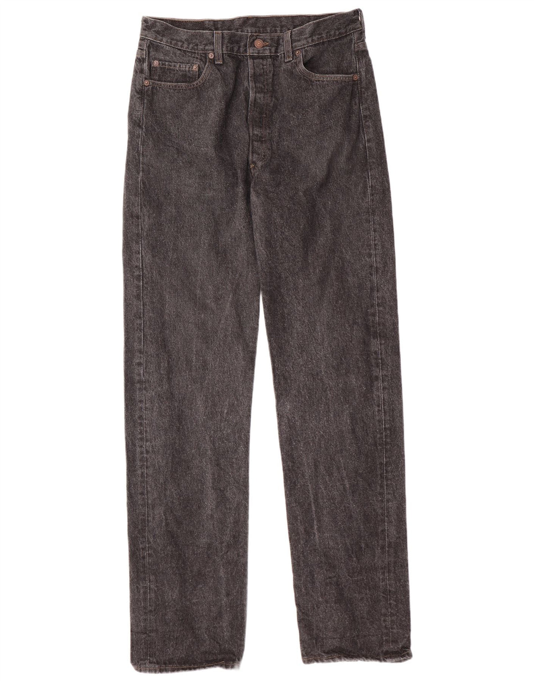 Męskie proste dżinsy LEVI'S W36 L36 Szara bawełna