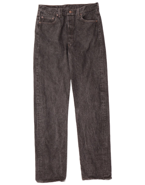 Męskie proste dżinsy LEVI'S W36 L36 Szara bawełna