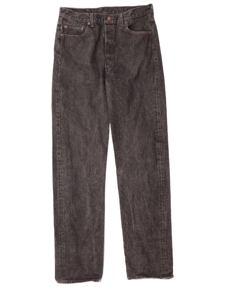 Męskie proste dżinsy LEVI'S W36 L36 Szara bawełna