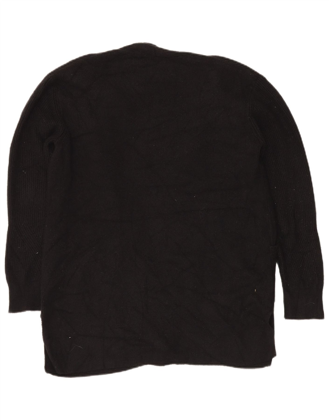 Marks & Spencer Damski sweter rozpinany UK 14, duża, czarna wiskoza