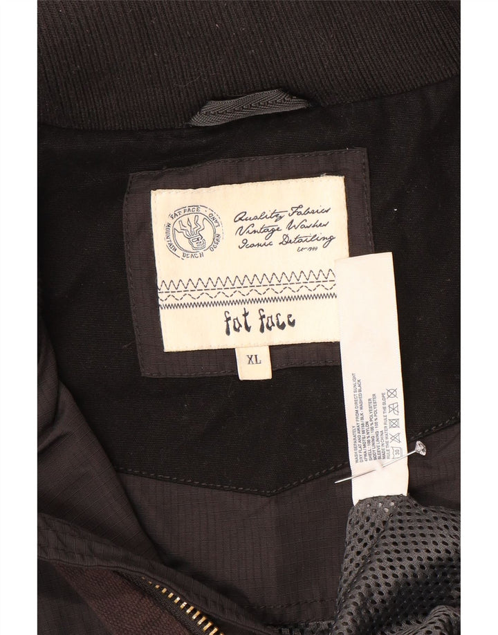 Kurtka męska Fat Face UK 42 XL z czarnego nylonu