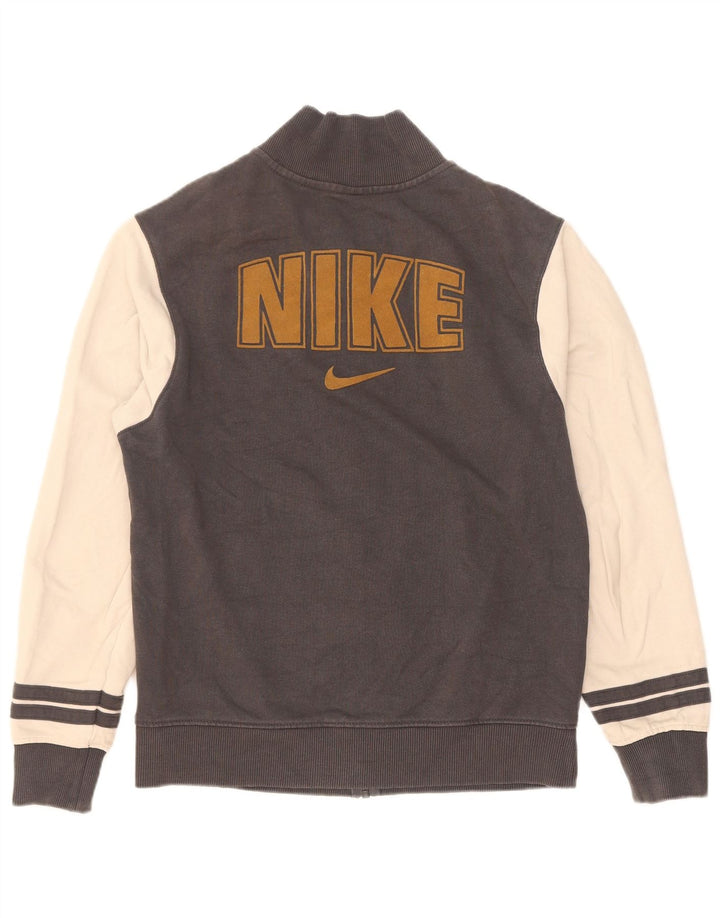 Męska bluza dresowa Nike Graphic XS Szara bawełna z blokami kolorów