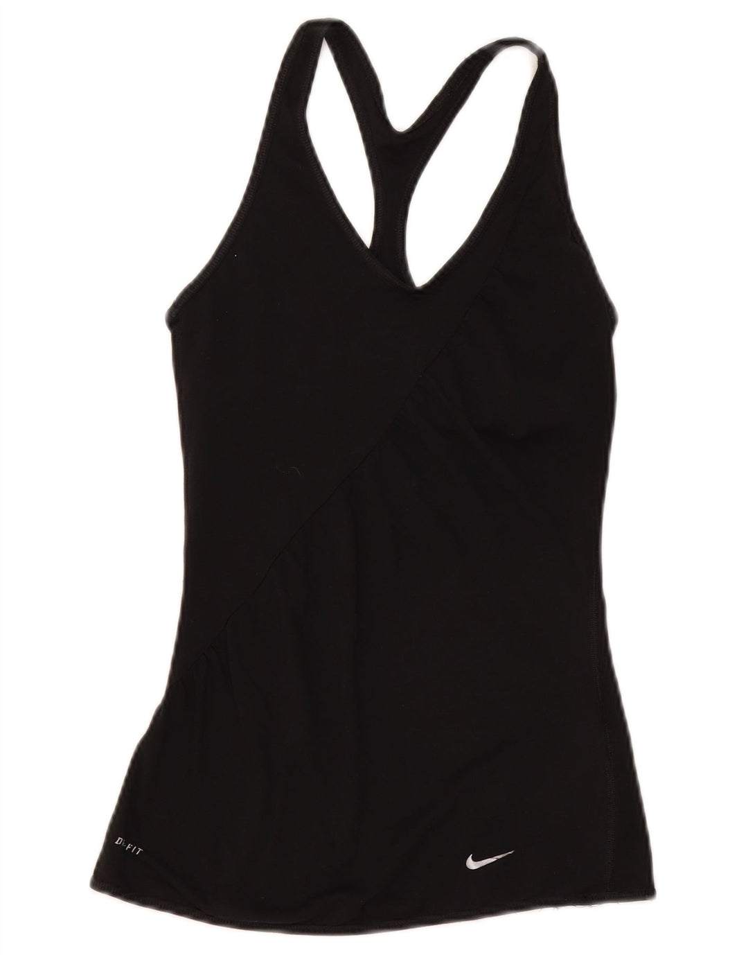 Damska kamizelka Nike Dri Fit Top UK 8, mała, czarna, poliester