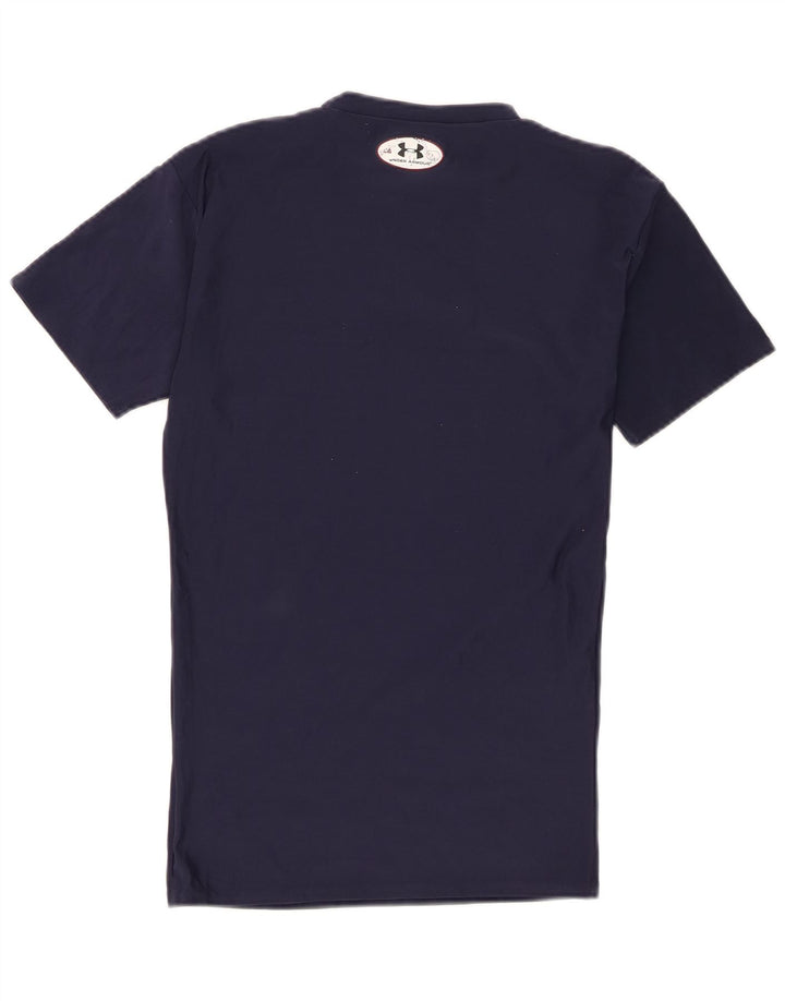 Under Armour Męski T-shirt Top Duży Granatowy Poliester