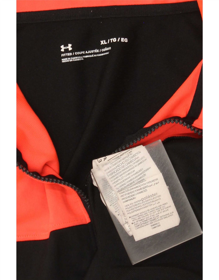 Męska bluza dresowa Under Armour XL, czarna, poliestrowa z blokami kolorów
