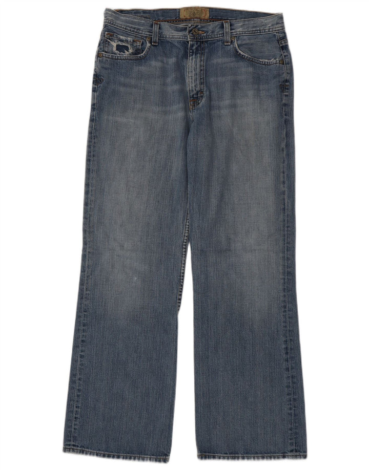 BKE Męskie dżinsy Bootcut Tyler W33 L32 Niebieskie bawełniane