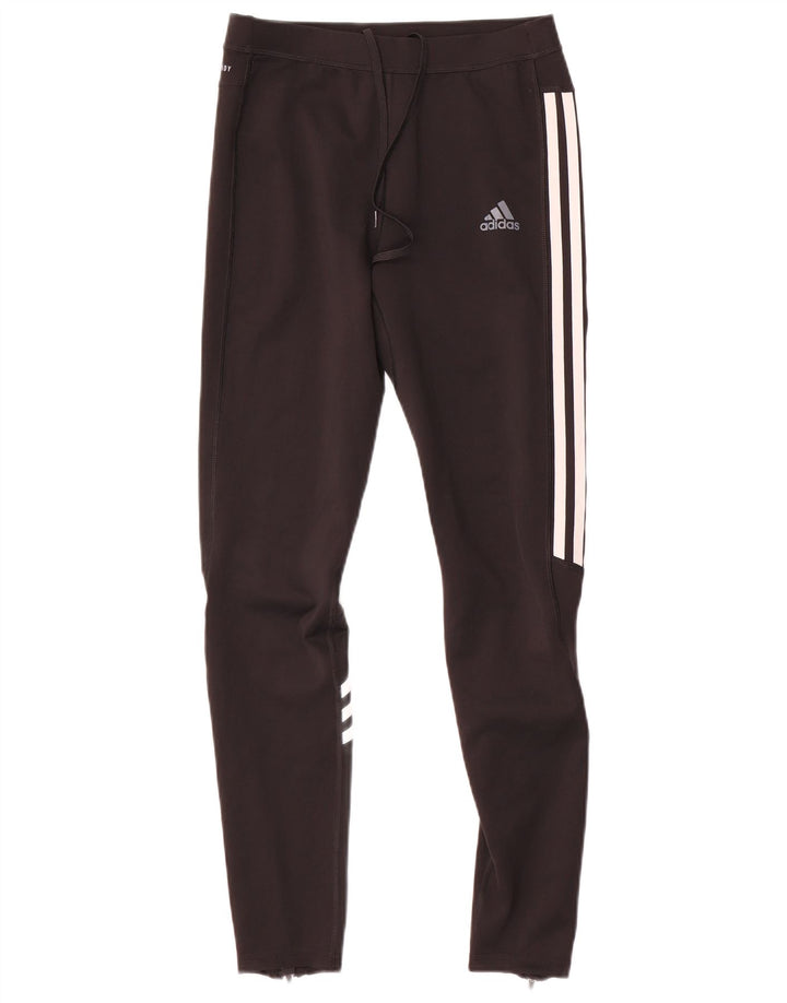 Damskie spodnie dresowe Adidas Aeroready UK 14, średni czarny poliester