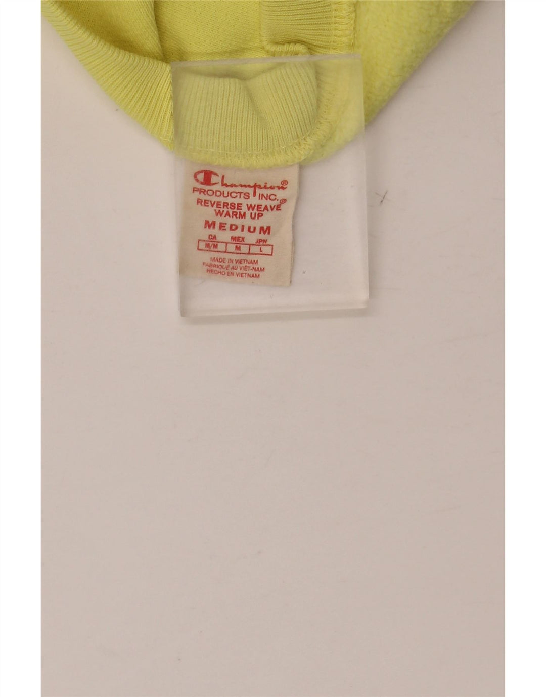 Damska bluza CHAMPION Reverse Weave Crop Sweatshirt UK 14 Średni żółty