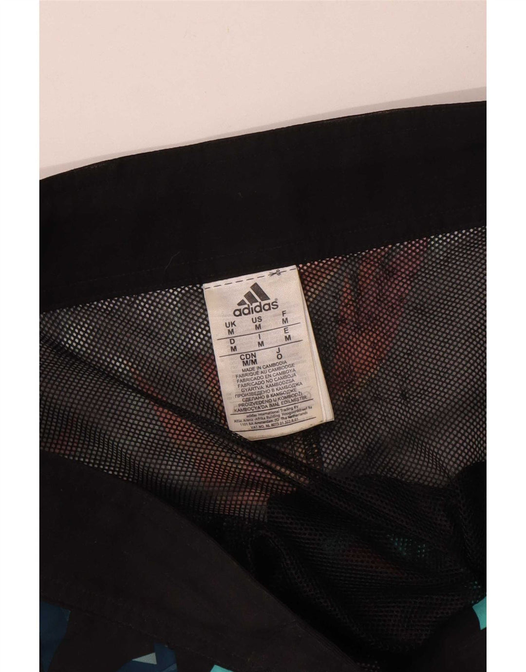 Męskie spodenki kąpielowe Adidas, średnioszare, geometryczne, poliestrowe