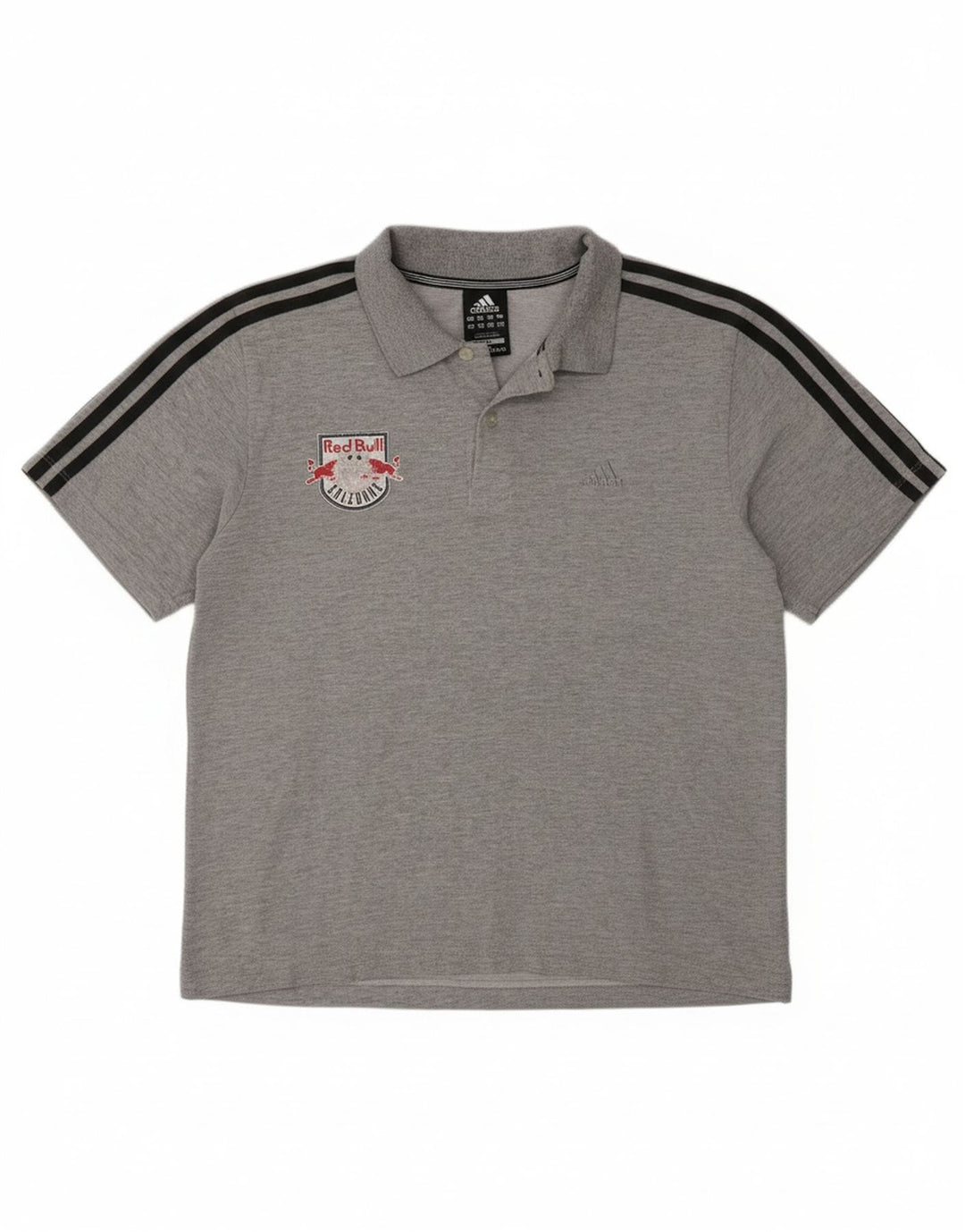 ADIDAS Mens Clima 365 Polo Shirt Large Grey Cotton